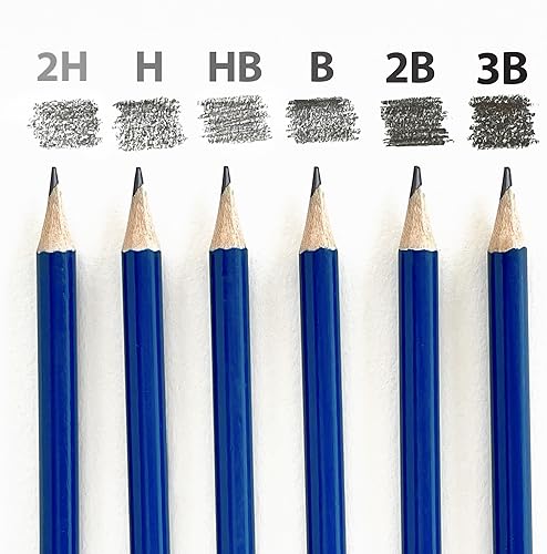 Miniatura 4 de ArtSkills Kit de dibujo con lápices de grafito, lápices de carbón y bloc de dibujo de 9 x 12 pulgadas (4.23 ozm) de 9 x 12 pulgadas, 75 hojas sin
