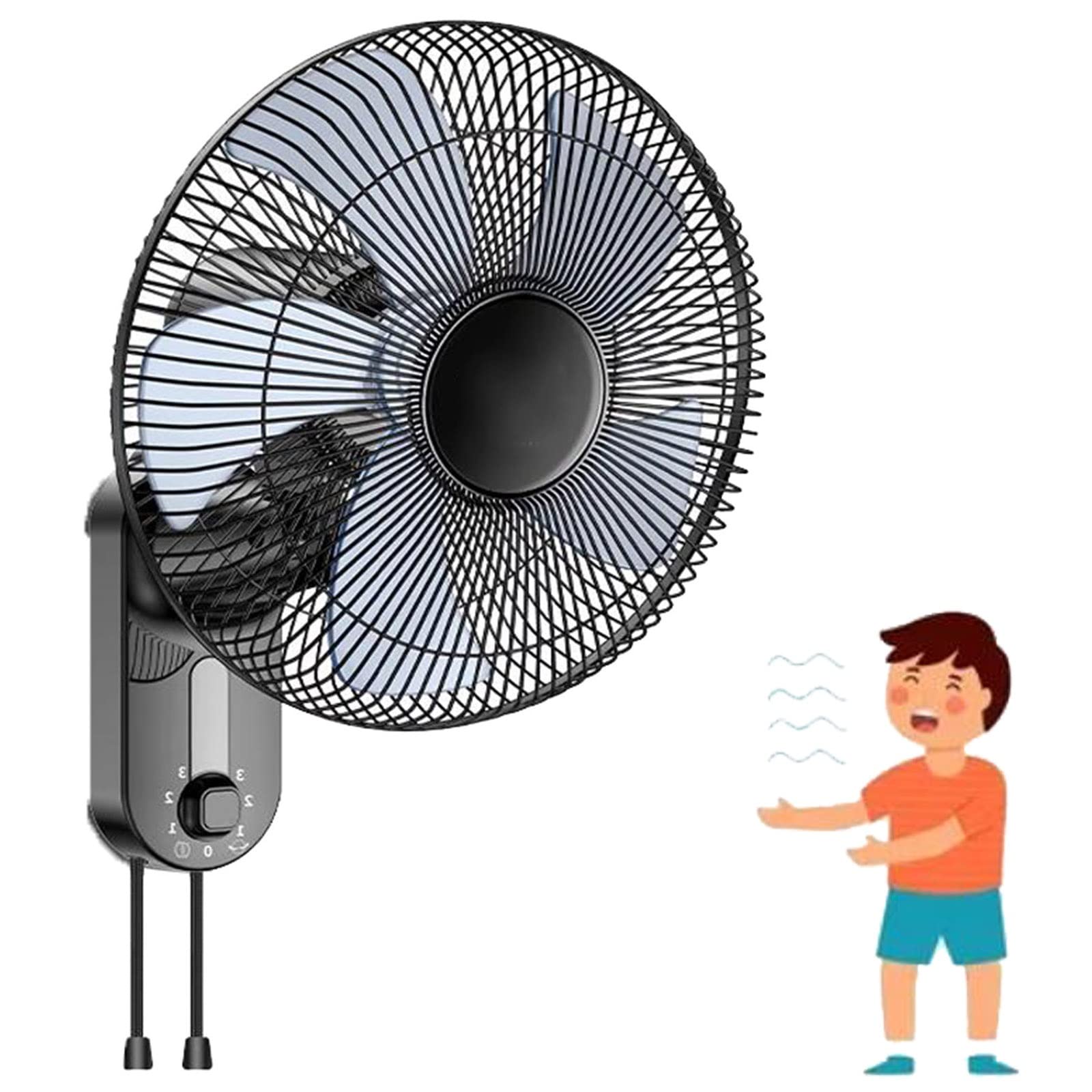 Innoliving Ventilatore Box INN-505NEW, 5 Pale Potenti, 3 Velocità - Foto 11