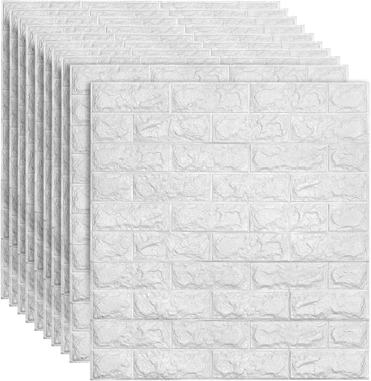 Buy Trintion 10PCS Self Adhesive Wall Tiles 3D Wall Panels Brick