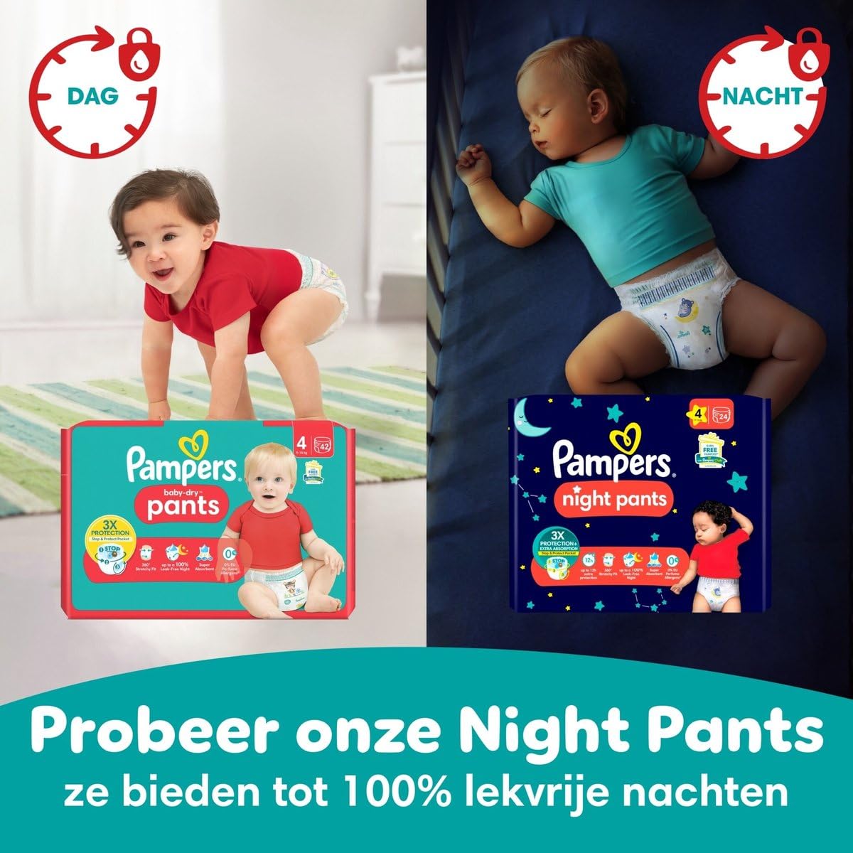 Pampers Baby Dry Pants - Taille 6 - Mega Pack - 80 pièces - 14/19 kg