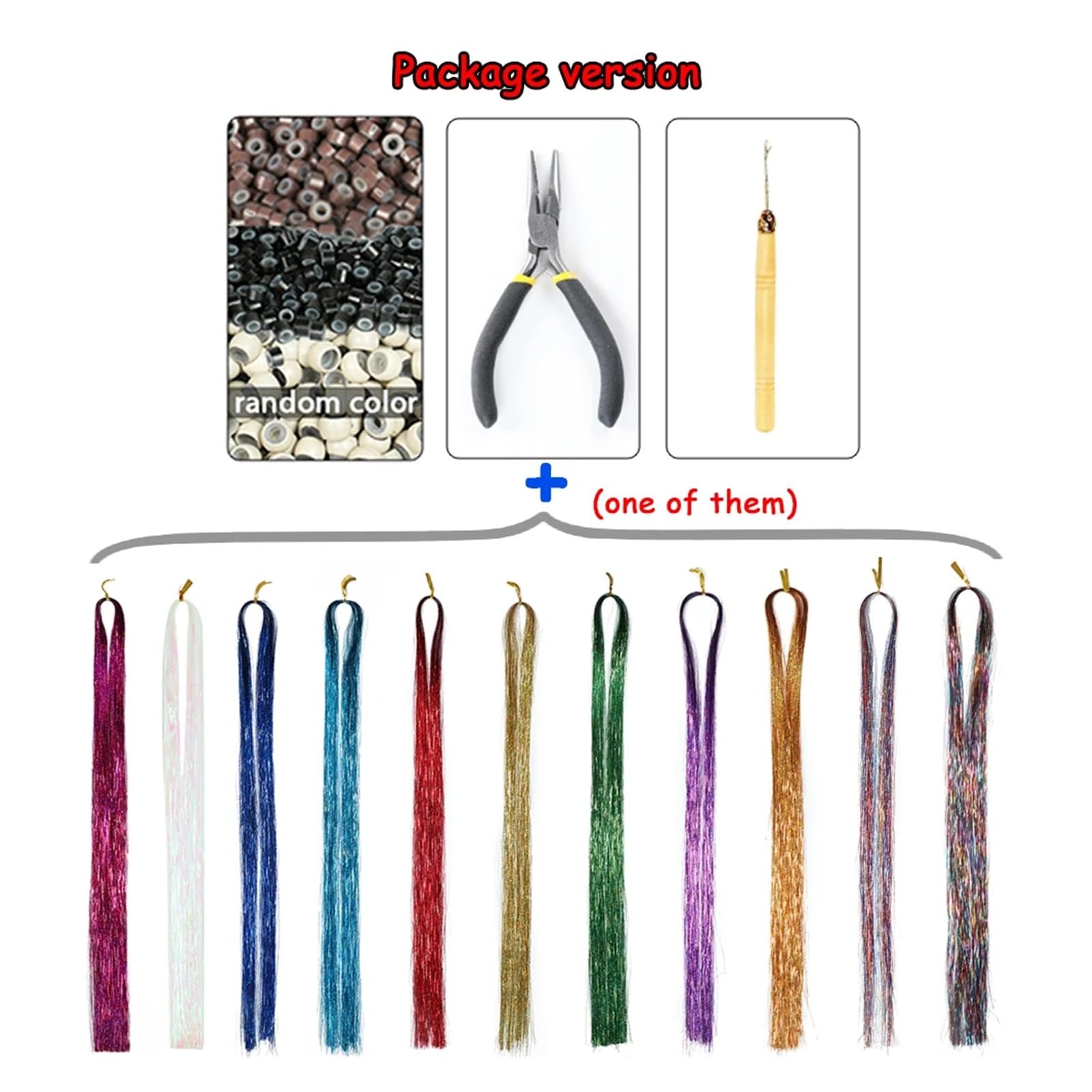Feder Haarverlängerung Funkelnde synthetische Haarverlängerung, glitzernde, bunte Party-Haarverlängerungen aus Seide (Color : #5, Size : 22inches)