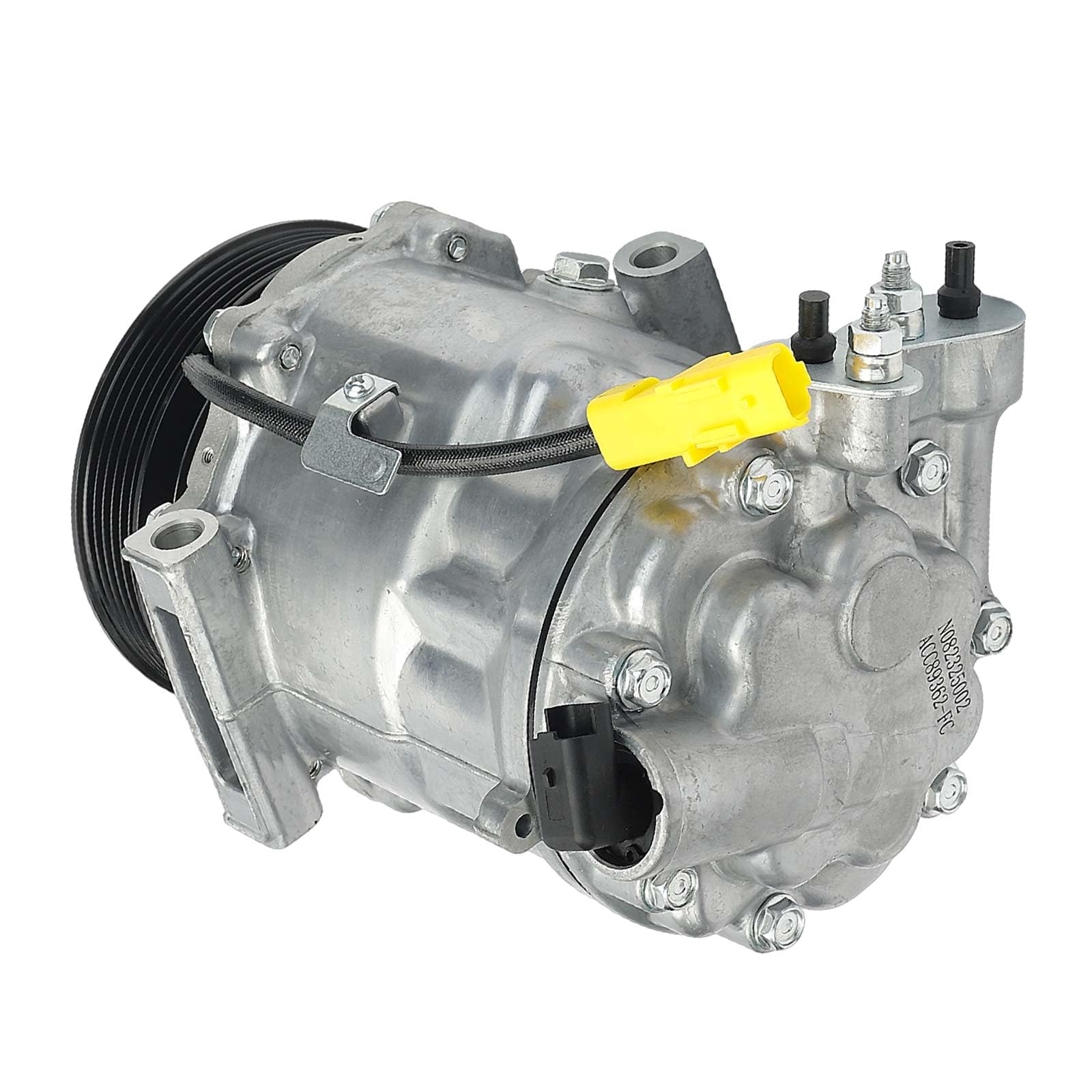 Frankberg Compresseur de climatisation avec embrayage | Compatible avec: Latitude L70, 407 Coupé 6C, 508 SW I 8E, 607 9D 9U, C5 Box/Combi RE, 508 SW Box/Combi 8E, C5 II RC
