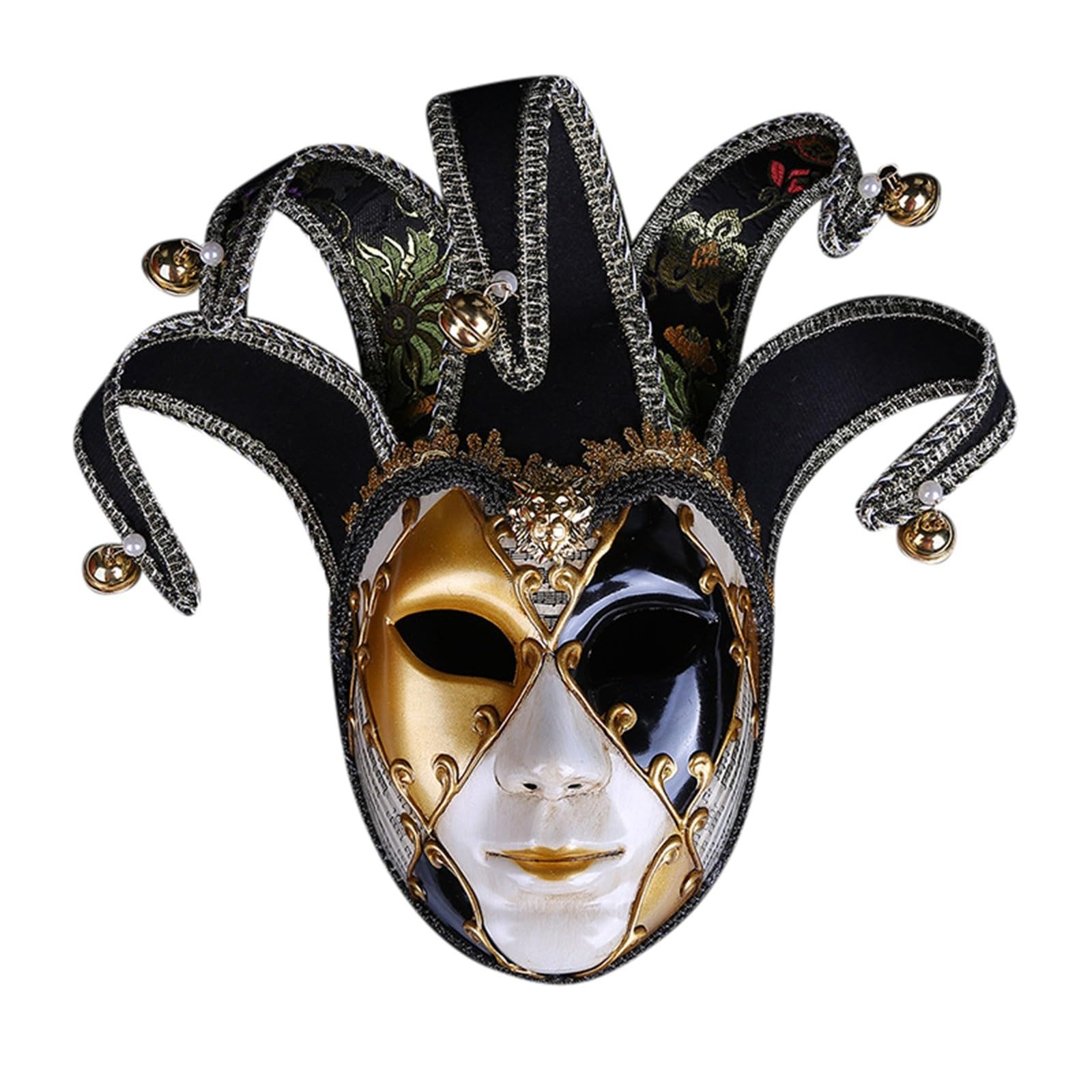 Generisch Full Face Mask Men Women Colourful Fancy Dress Masks Masquerade Jester Masks Vintage Venetian Carnival Mask Cosplay Accessories Festival Accessories for Masquerade Ball Carnival Party โ image 1