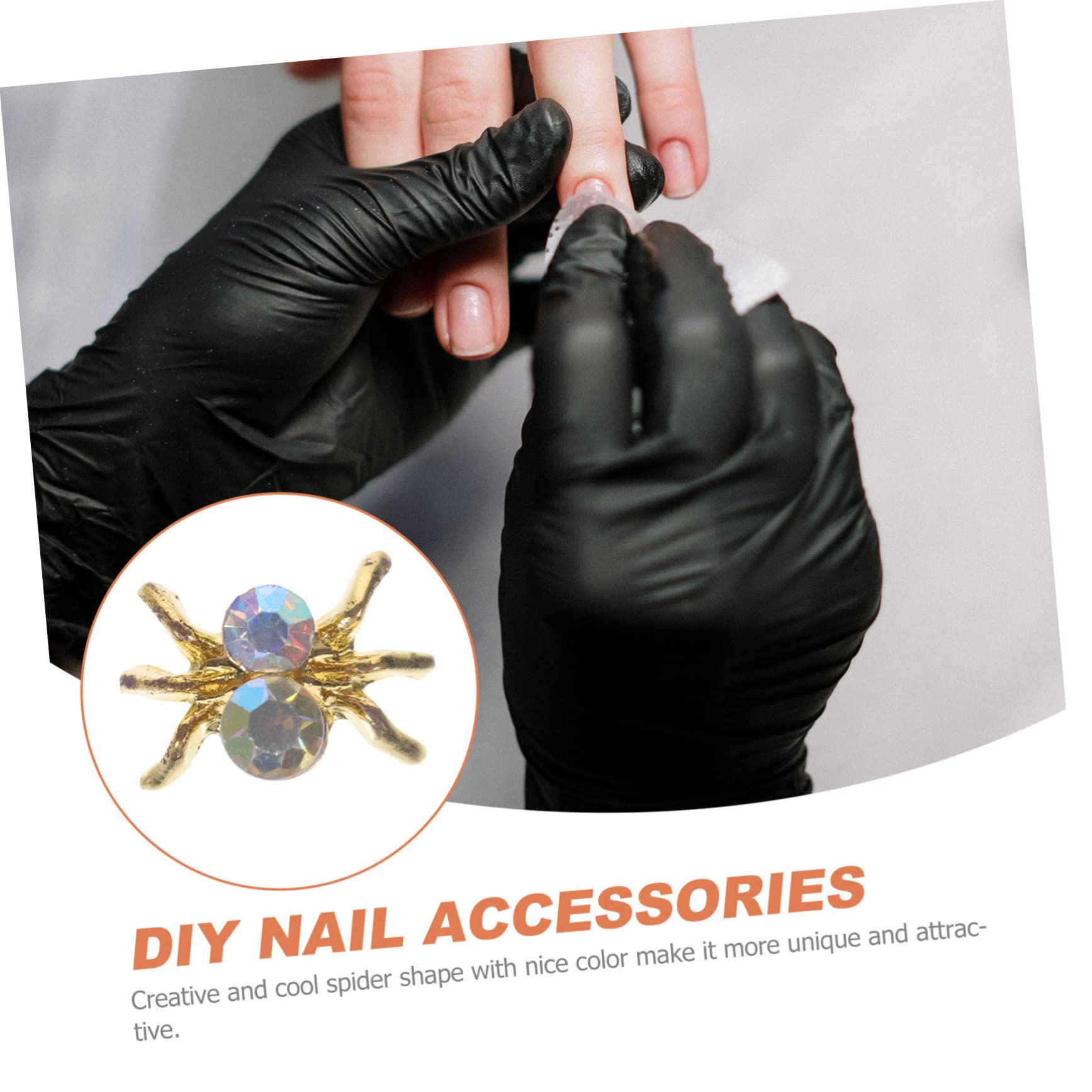 Healeved 400piezas Adornos De Manicura De Para Diseño De Uñas Decoraciones Para Halloween Charms De Uñas Para Mujeres