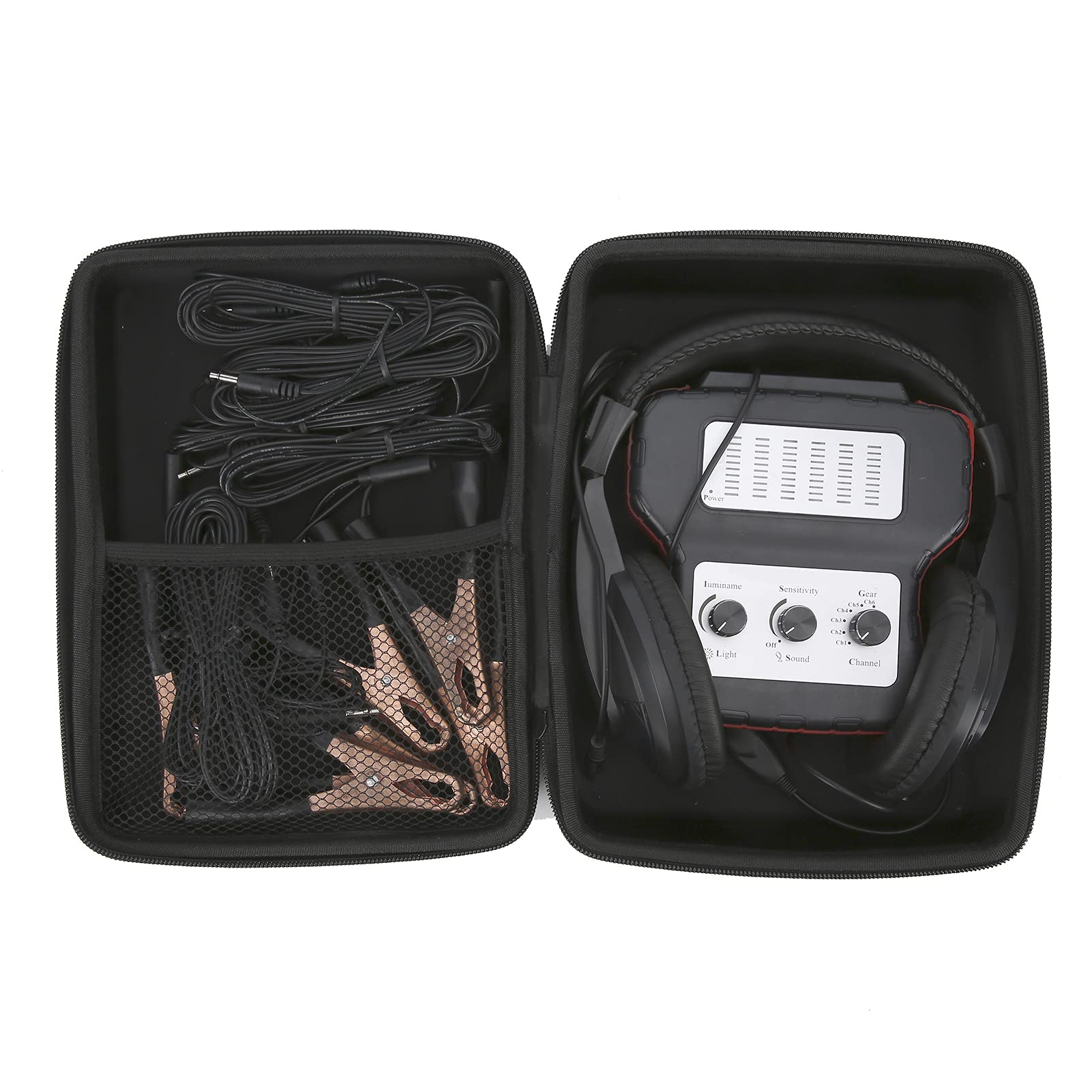 Probador De Ruido Automotriz, Multicanal 100Hz-10kHz Estetoscopio Electrónico De Coche De PVC ABS Confiable De Cobre Para Taller De Reparación