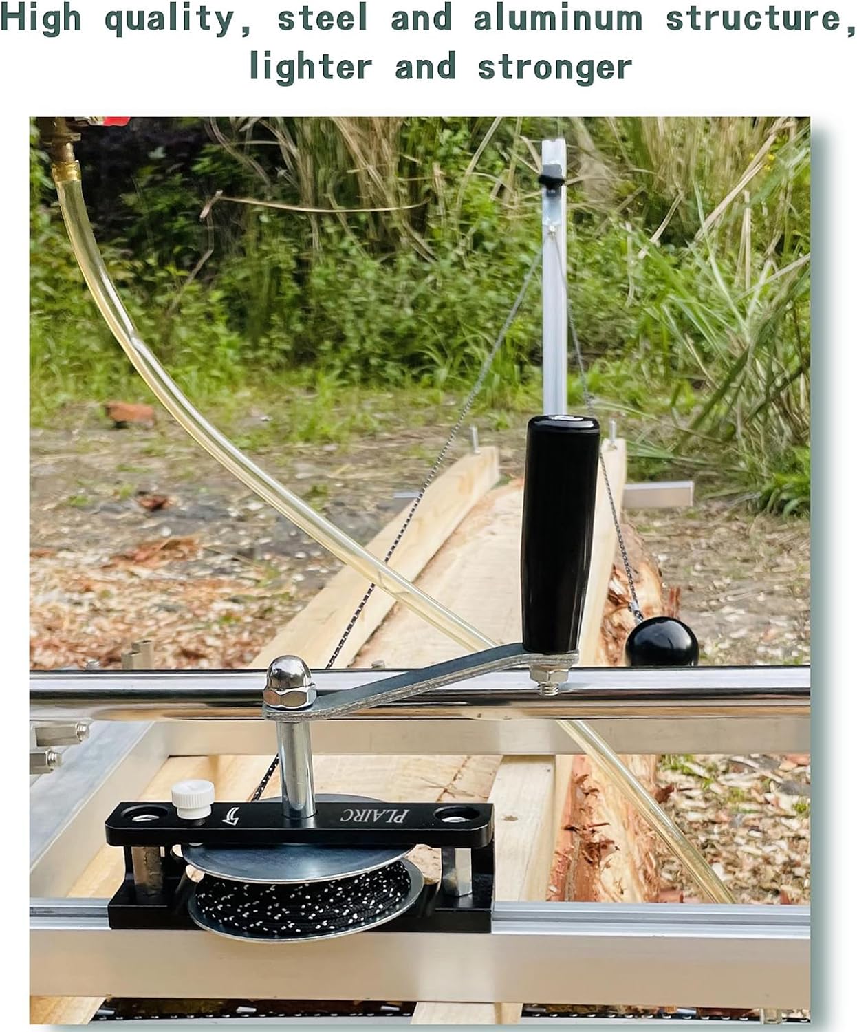 chainsaw - Chainsaw Mill Winch Kit With Winch And Lever Arm Anchor System Increased Chainsaw Mill Advantage Makes Milling Easier And Cut Smoother For Portable Sawmill And Saw Mill