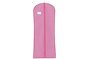 HANGERWORLD Garment Hanger, Optimal for Dance Costume, Dress and Formal Wear Protection - Polka Pink