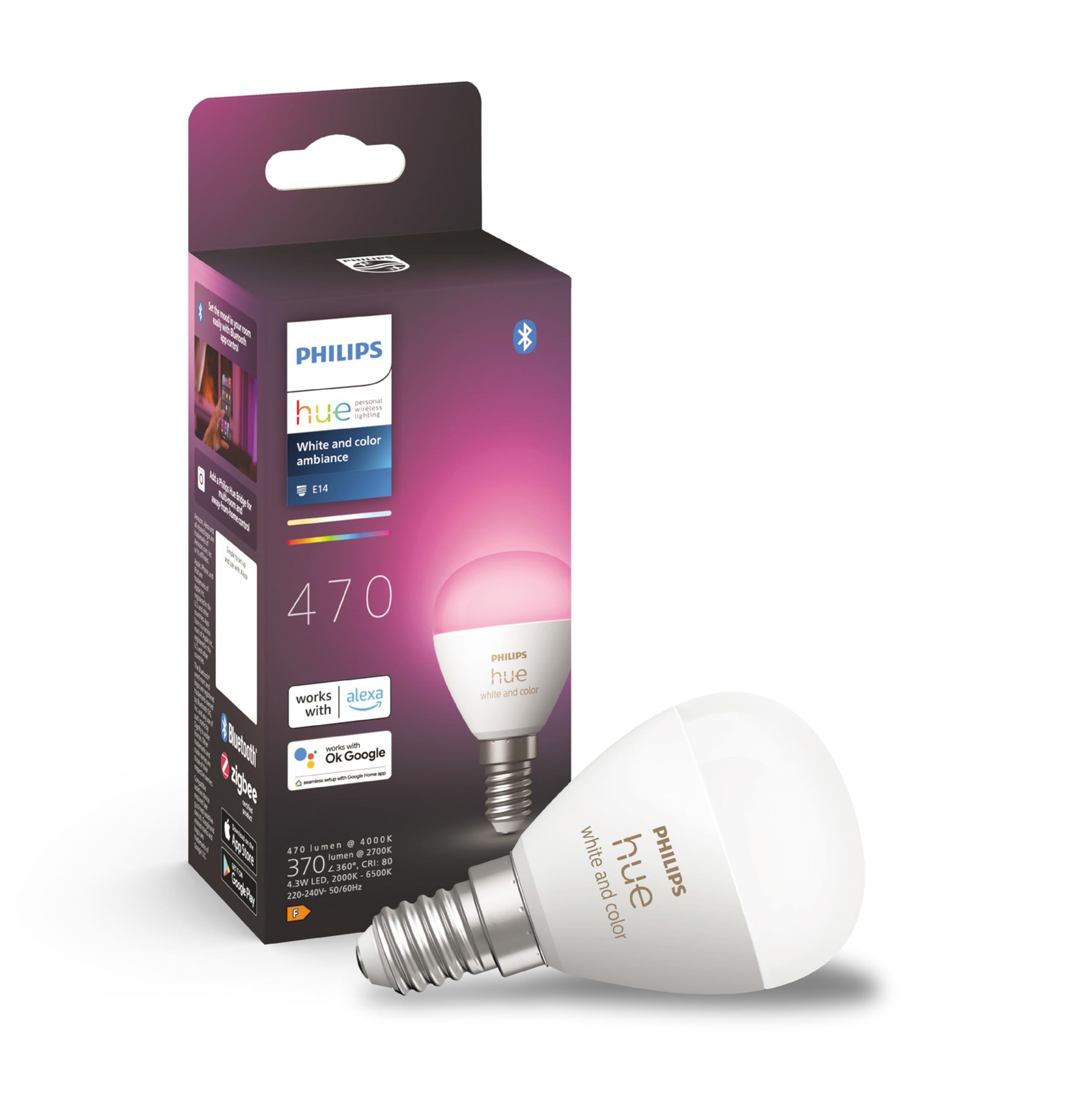 Philips Hue E14 Lampen kopen? ✔️ Vergelijk de beste aabiedingen