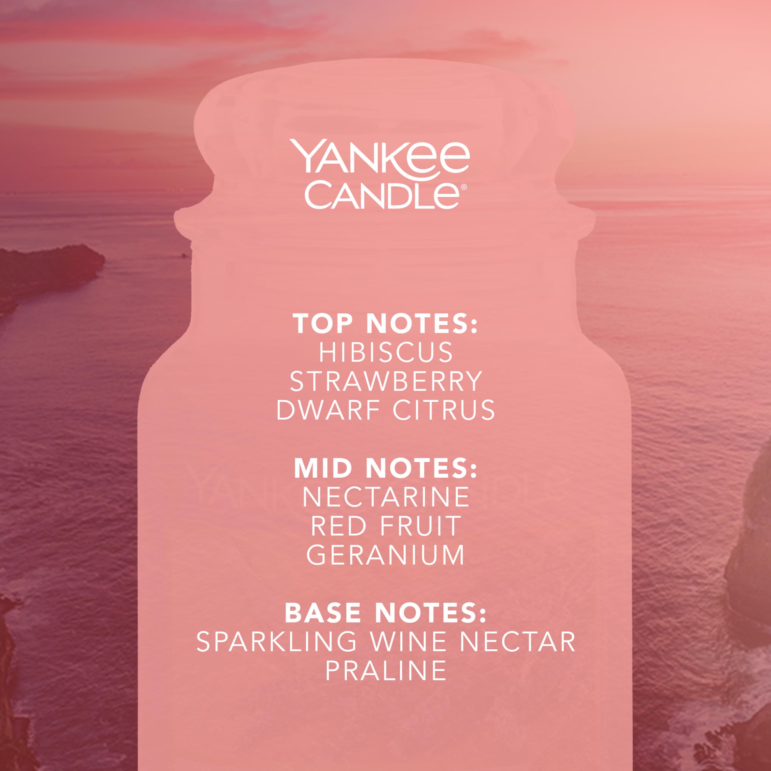 Yankee Candle Scented Candle | Candela in giara grande della Alba Sulla Scogliera | Candele a lunga combustione: fino a 150 ore | Regali perfetti per le donne