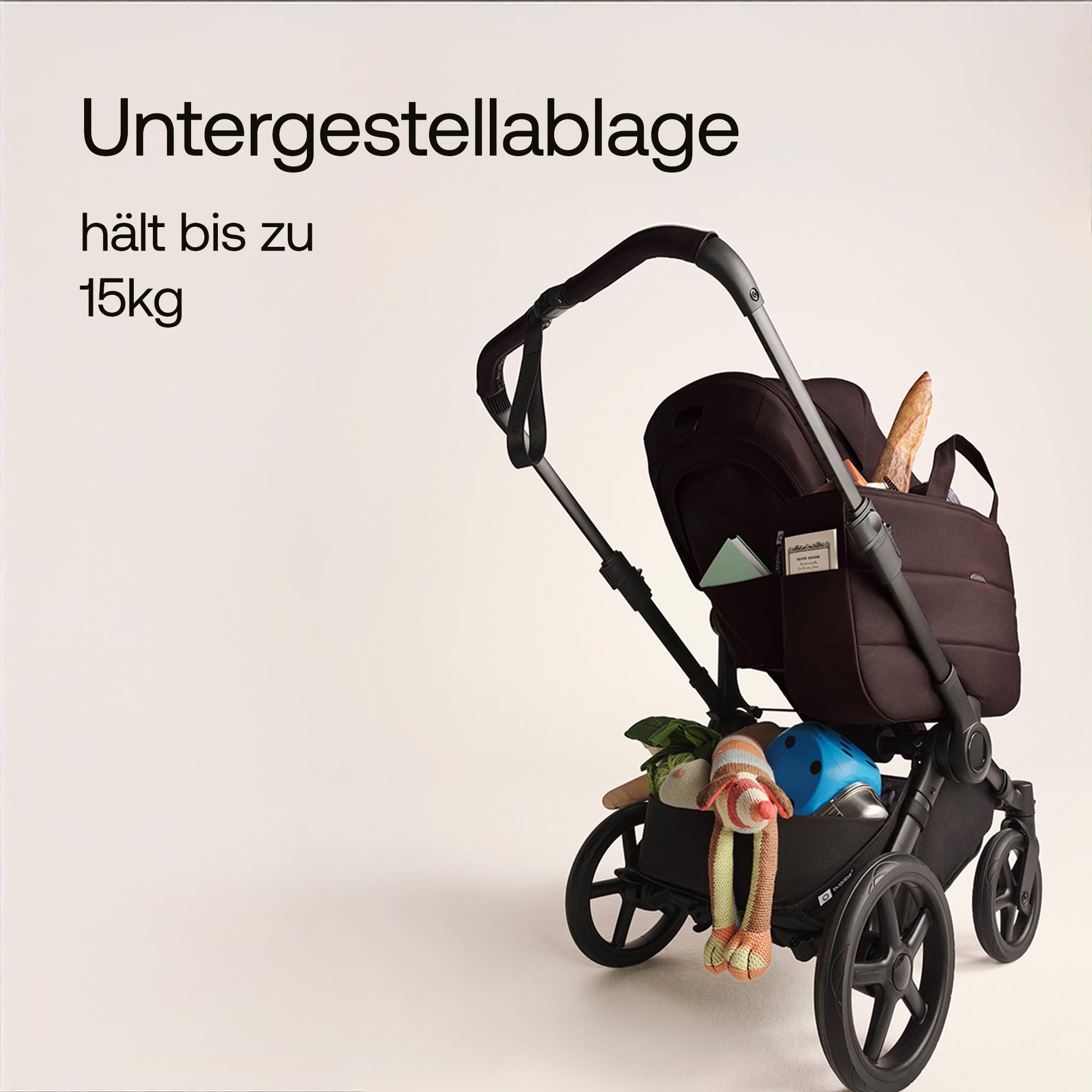Bugaboo Donkey 6 Single 2-in-1-Kinderwagen, umbaubar zum Doppel- und Zwillingskinderwagen, Fern Green