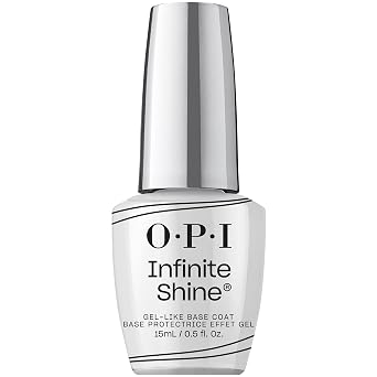 OPI Infinite Shine Long Wear Nail Polish | Clear Gel Like Nail Polish Base Coat & Top Coat | Vegan, Long Lasting, Protects Nails