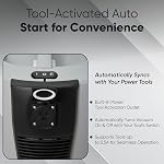 Dapper Supply Wet/Dry Dust Extractor/Vacuum with Auto HEPA Filter, 8 Gallon, Tool Auto-Start, 140 CFM, 20 kPa Suction, 2-Year Warranty – Ideal for Drywall, Jobsite Dust Collection, and General Cleanup
