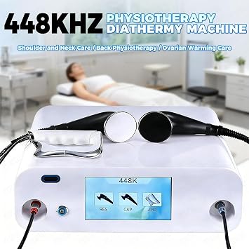 Portable 448khz Tecar Therapy Machine 2000W Professional Cet Ret Diathermy Device for Pain Relief, Body Slimming, and Deep Tissue Physiotherapy with Touch Screen