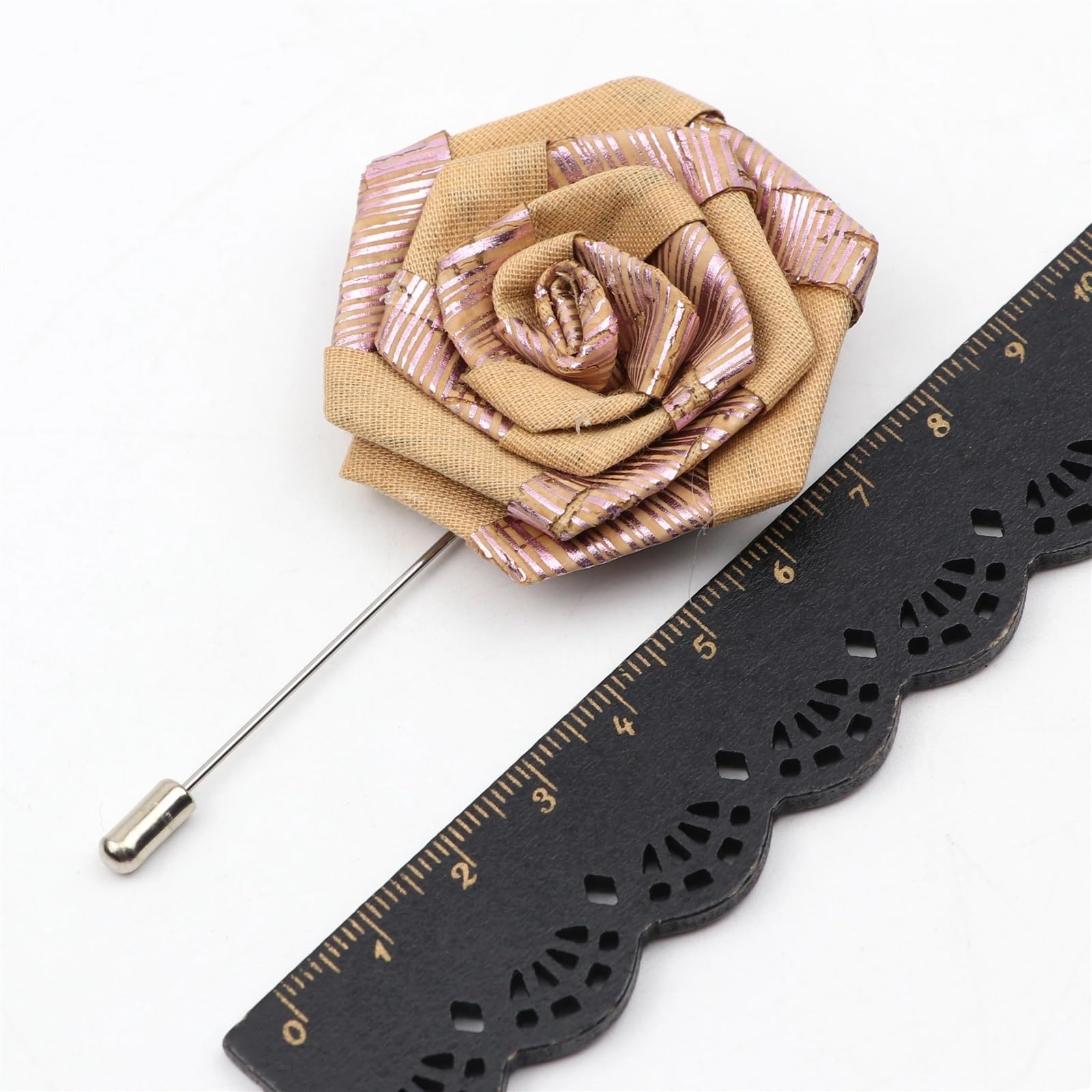 Cravatta A Farfalla Farfallino in legno Spilla papillon in tinta unita floreale fatta a mano da uomo for accessori for abiti retrò for la festa di nozze dello sposo