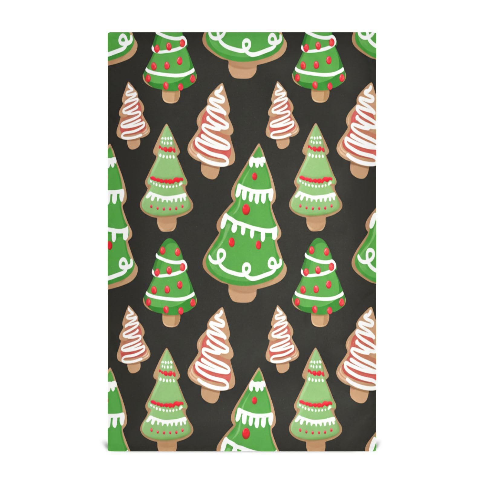 Paños de cocina de diseño navideño GAIREG, juego de 6 trapos absorbentes modernos 28x18