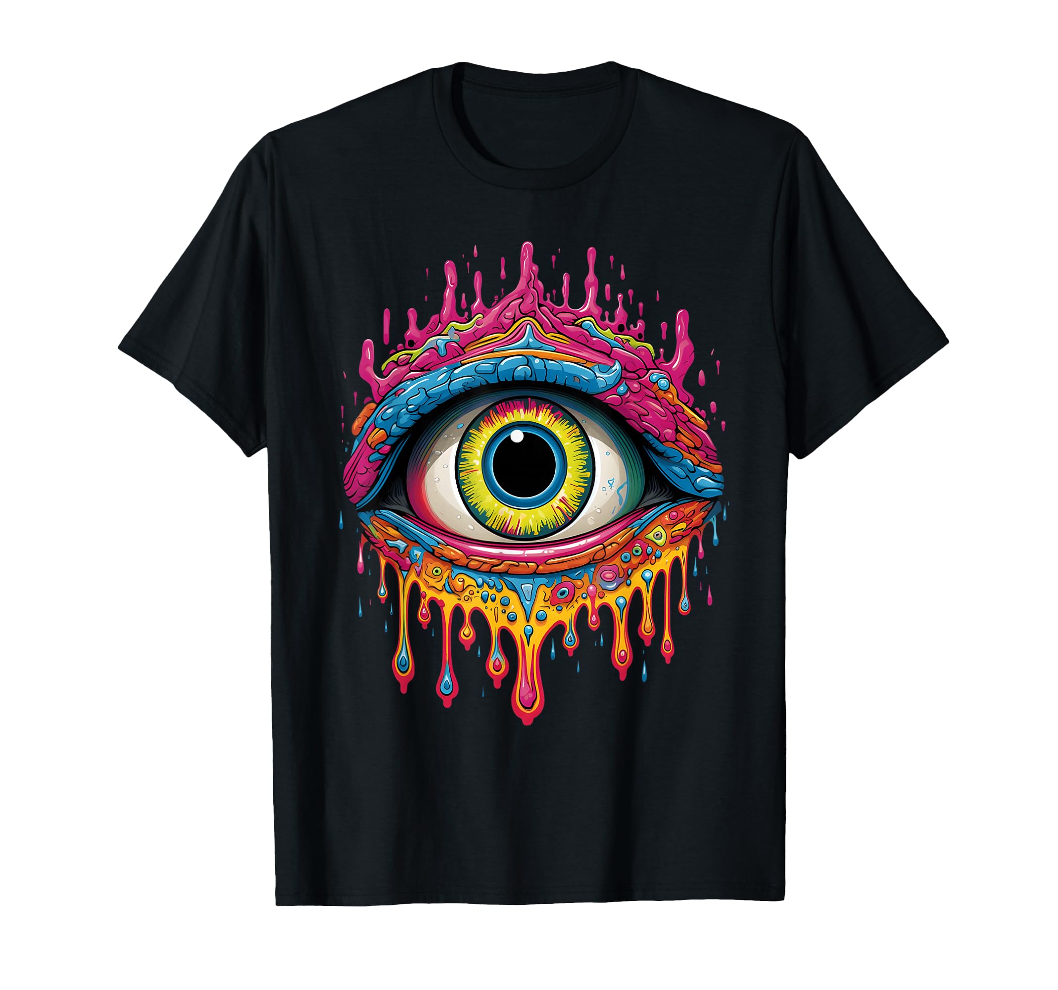 Psychedelic Third Eye | Trippy Colorful Hippie Psychonaut T-Shirt