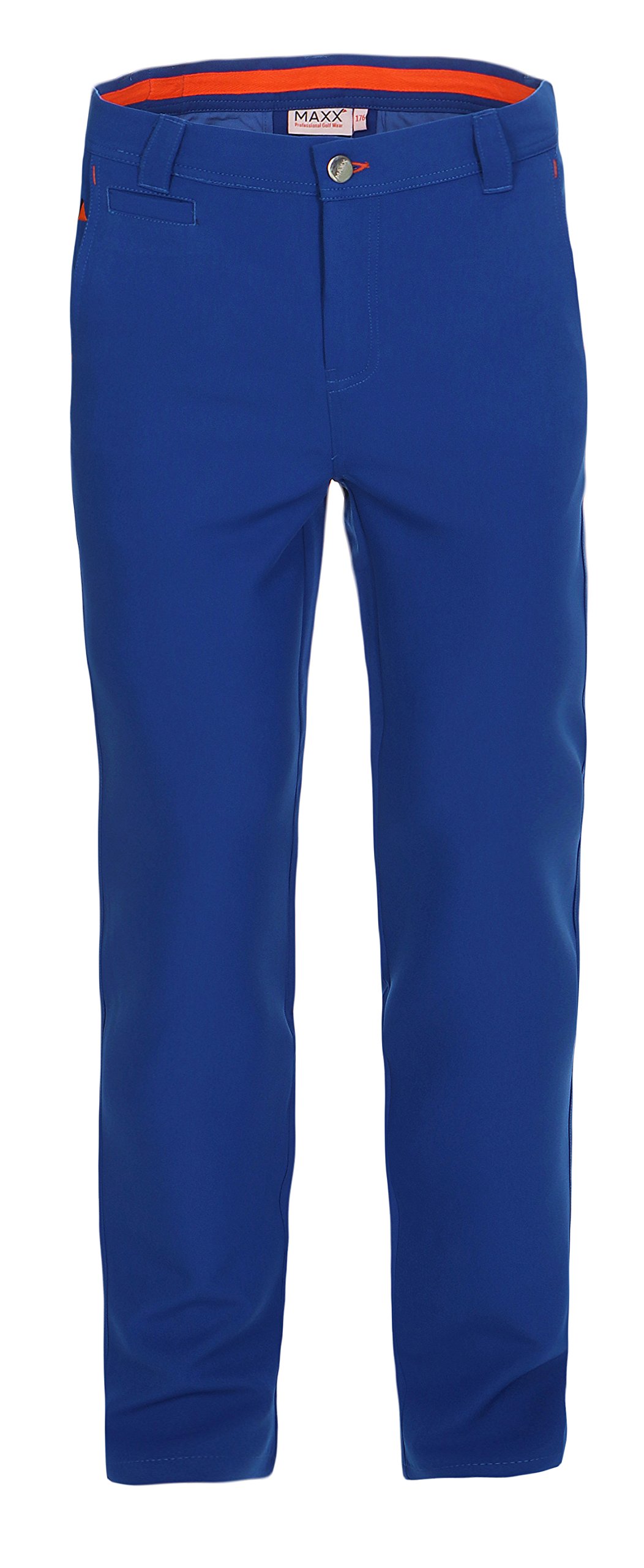MAXX - Pantaloni da golf da ragazzo con cintura regolabile