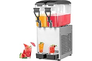 Commercial Beverage Dispenser - ROVSUN 20L Stainless Steel Cold Drink Dispenser