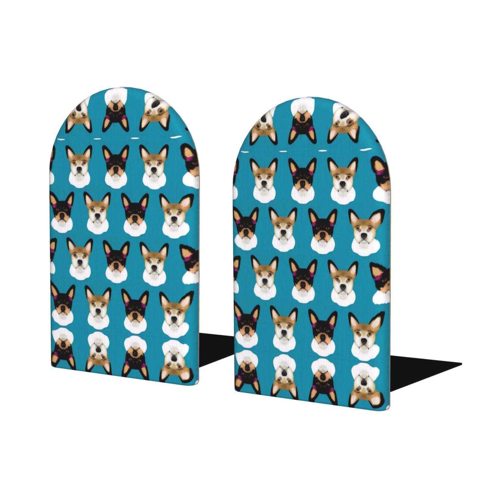 Desert Sand Camel (1) Stylish Bookends with Full-Print Design Durable Wooden and Metal Bookend Set for Home, Office