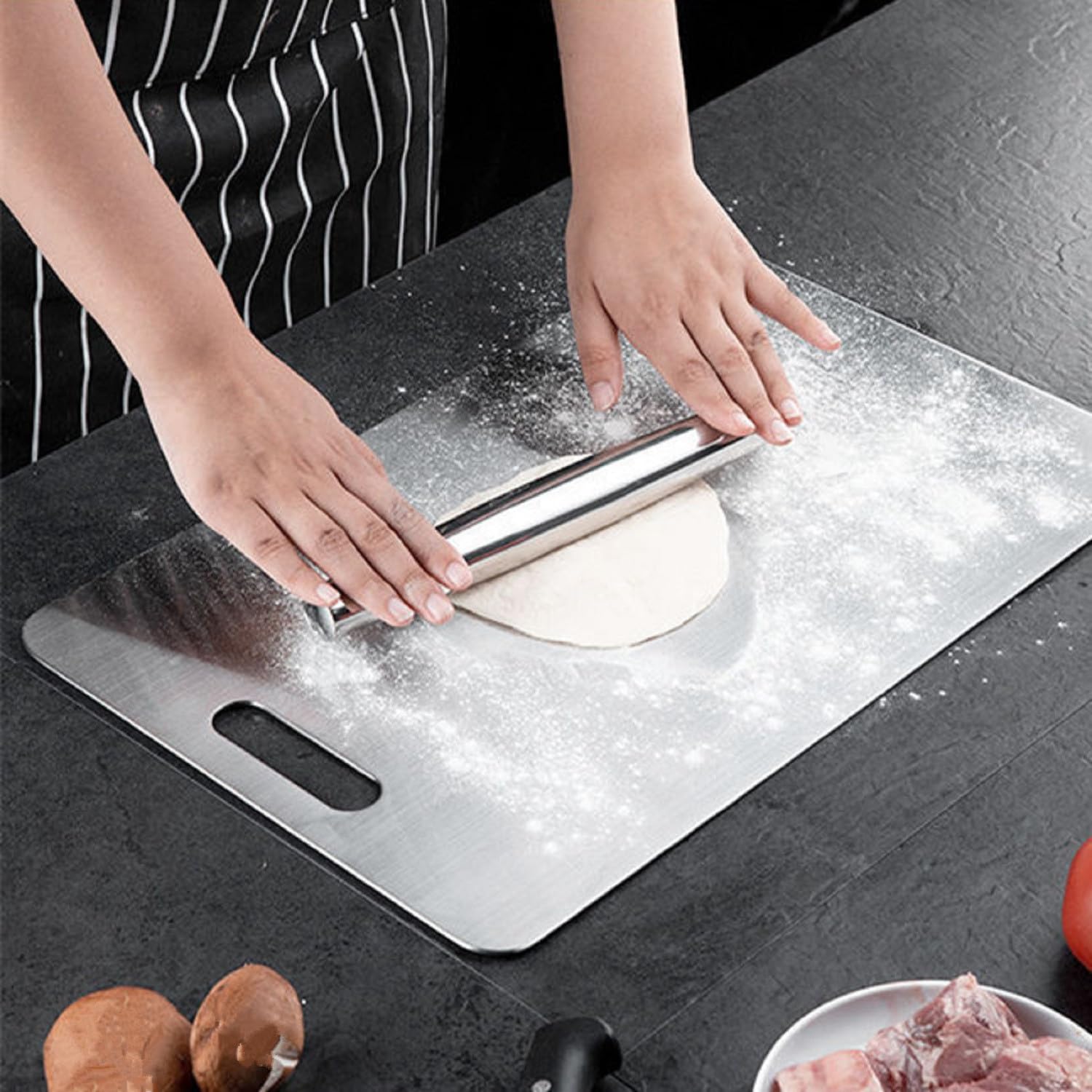 Planche à Découper De Cuisine, 13,8 Po X 9,5 Po, Planche épaisse