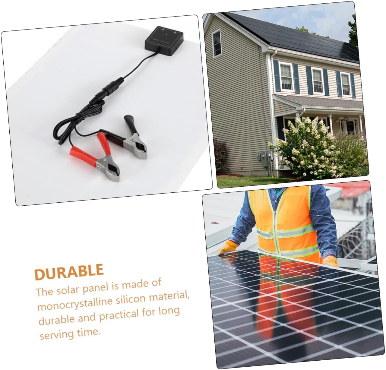 1set Dual USB Port Solar Panel Kit Flexible Solar Charger Controller for Rvs Boats and Outdoor Use Efficient Battery