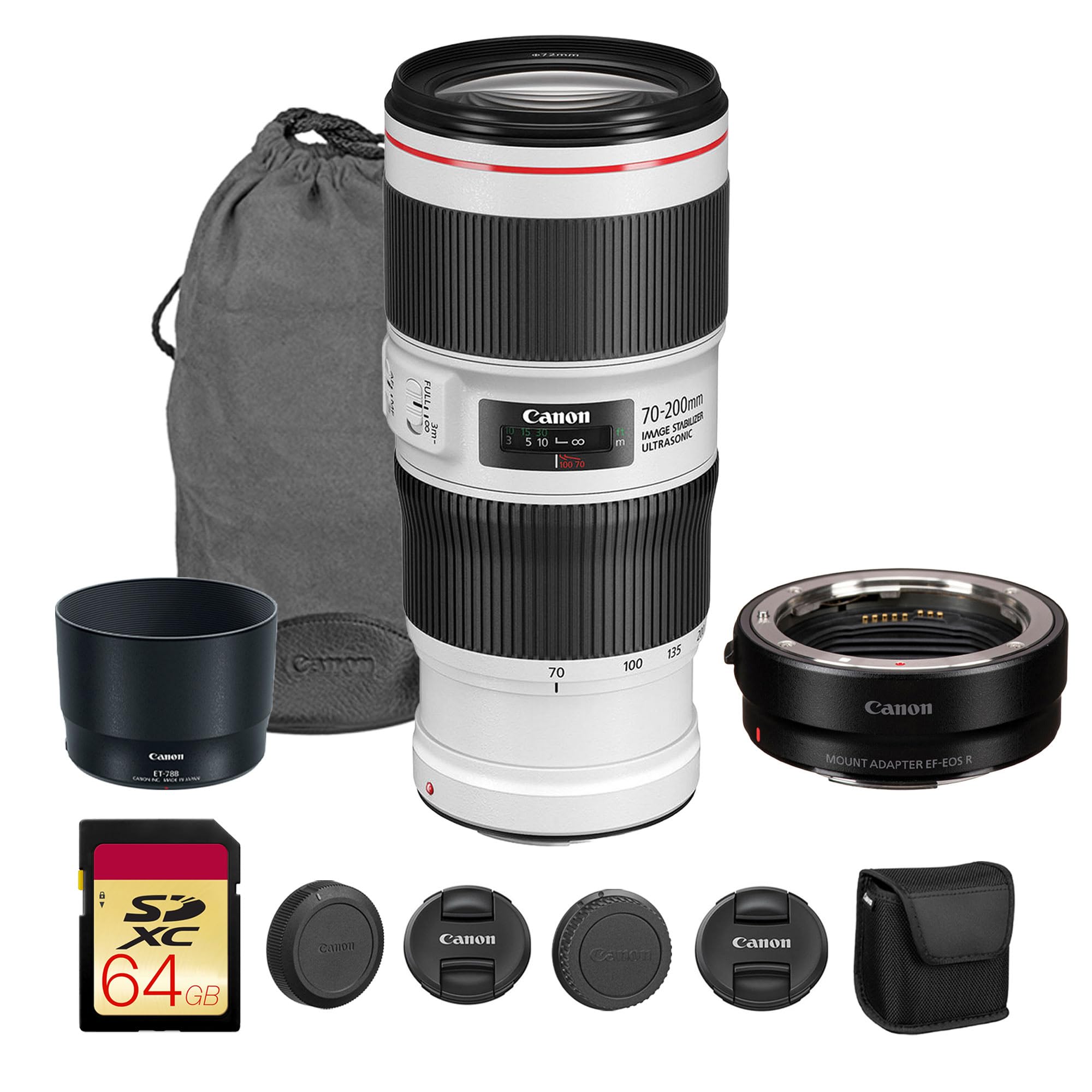 Amazon.com: Canon EF 70-200mm f/4L is II USM Lens | L-Series
