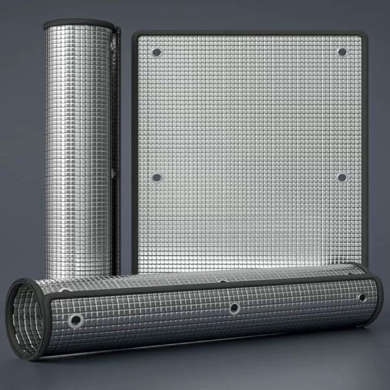 Película Reflectante para Ventana de 6 Mm de Espesor,Lámina de Aluminio (140x150cm)