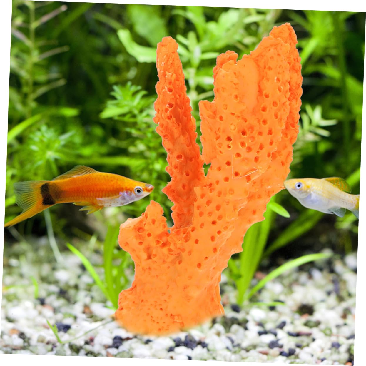 OUNONA 5 Ensembles Décorations Artificielles pour Aquarium Artificiel Accessoires pour Aquarium Fournitures pour Enfants Résine 3 pièces * 5
