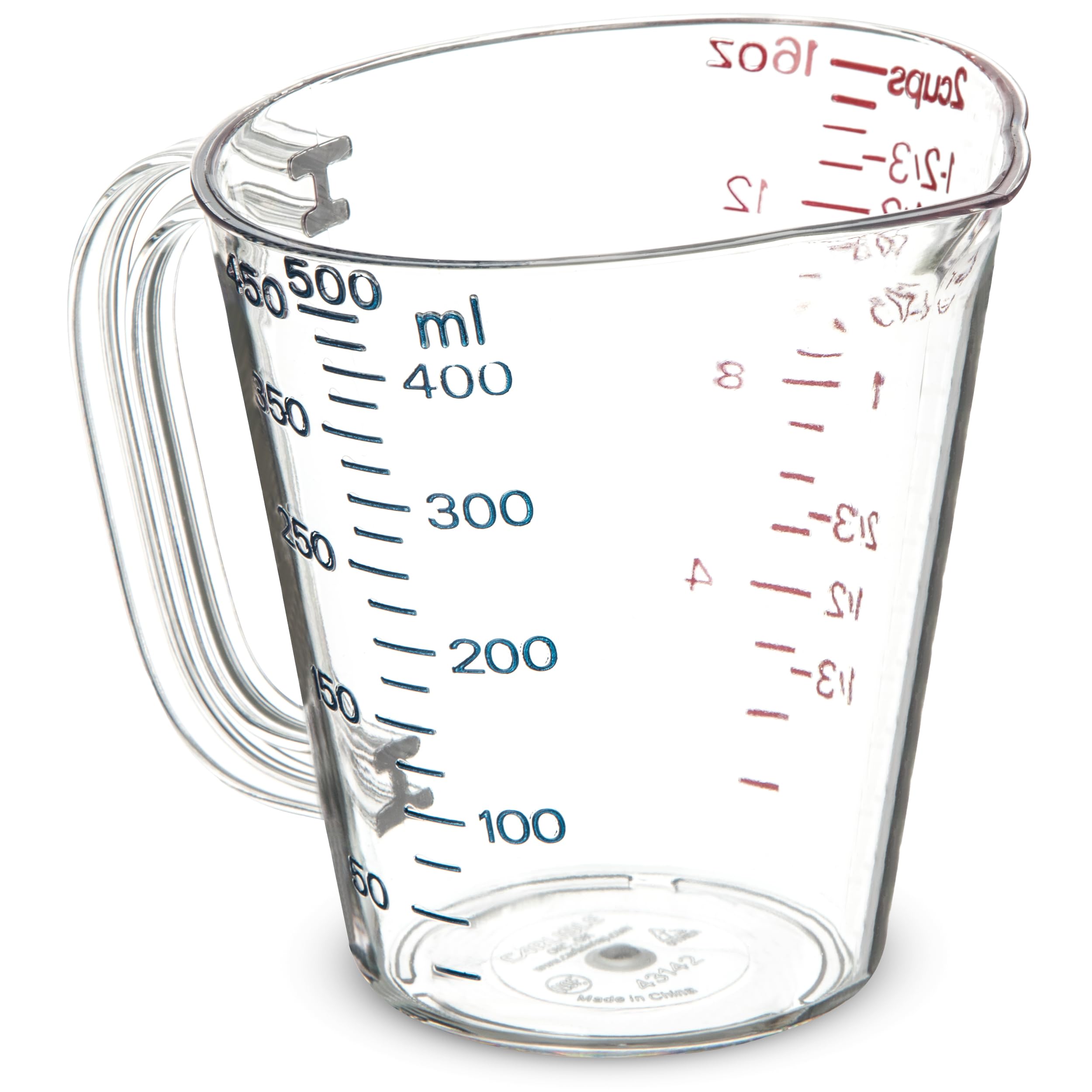 CFS 4314207 - Vaso medidor de plástico comercial, 1 pinta, transparente (paquete de 6)