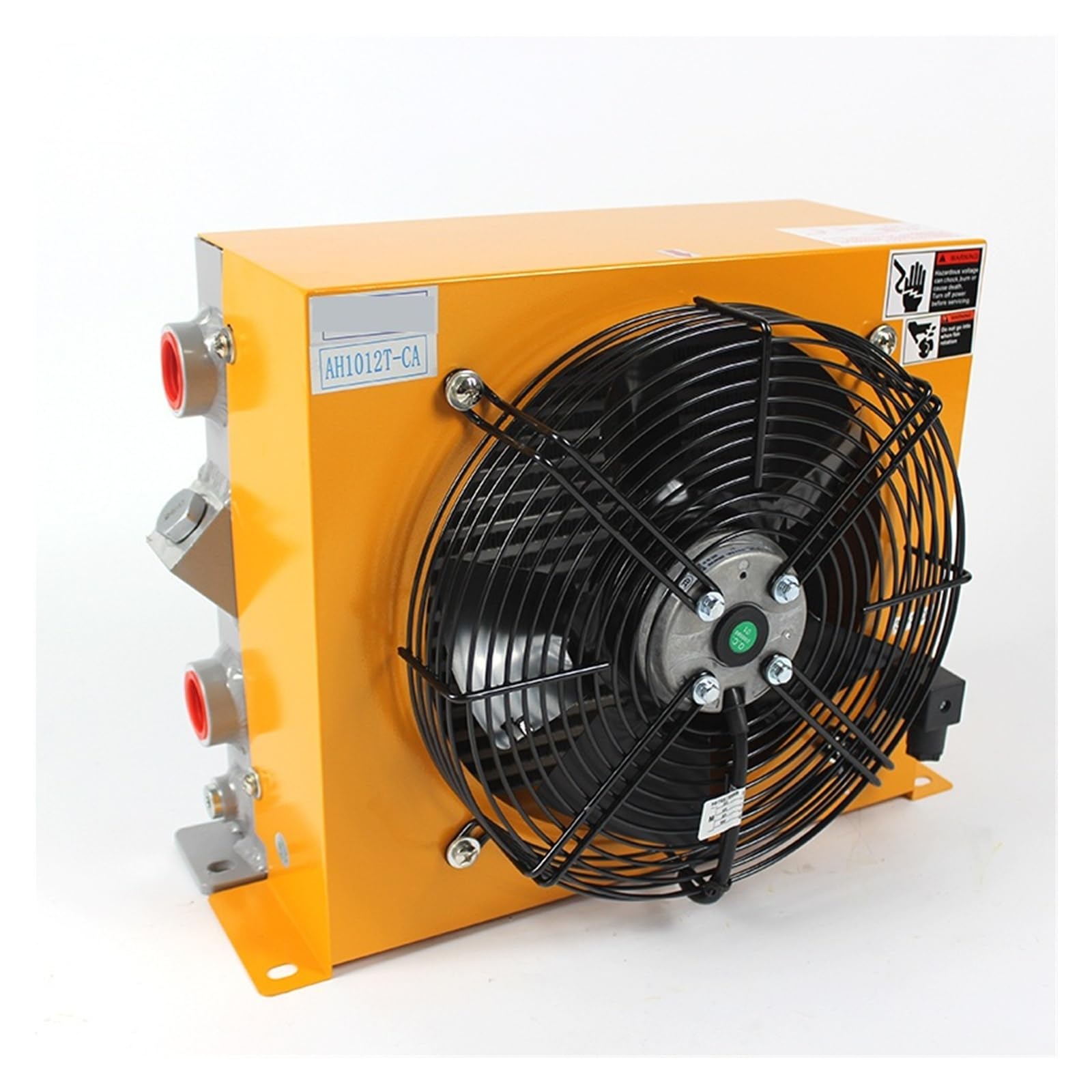 AH1012T Radiatore olio industriale da 100 l/min con valvola for radiatore olio scambiatore di calore aria sistema idraulico for mini escavatori Operazione stabile