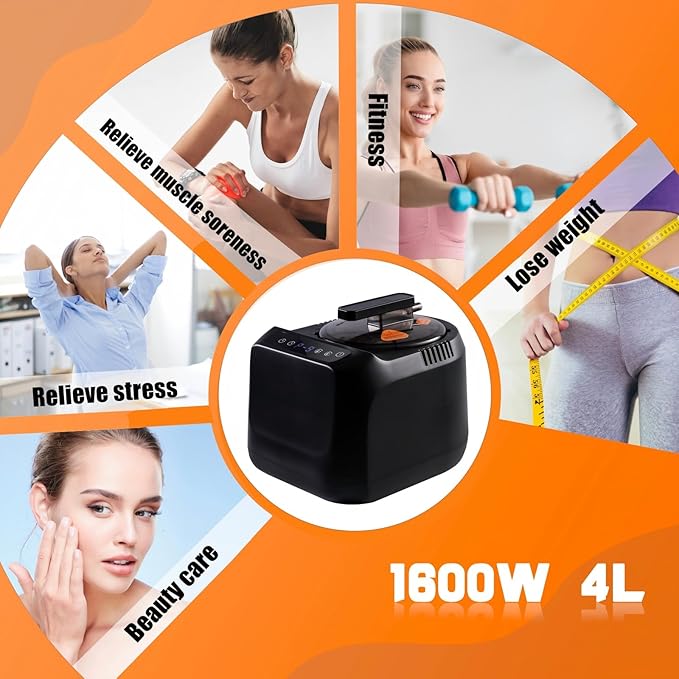 Generador De Vapor Portátil Sauna 4L 1600W Control Remoto 9 Niveles 120Min miniatura 7
