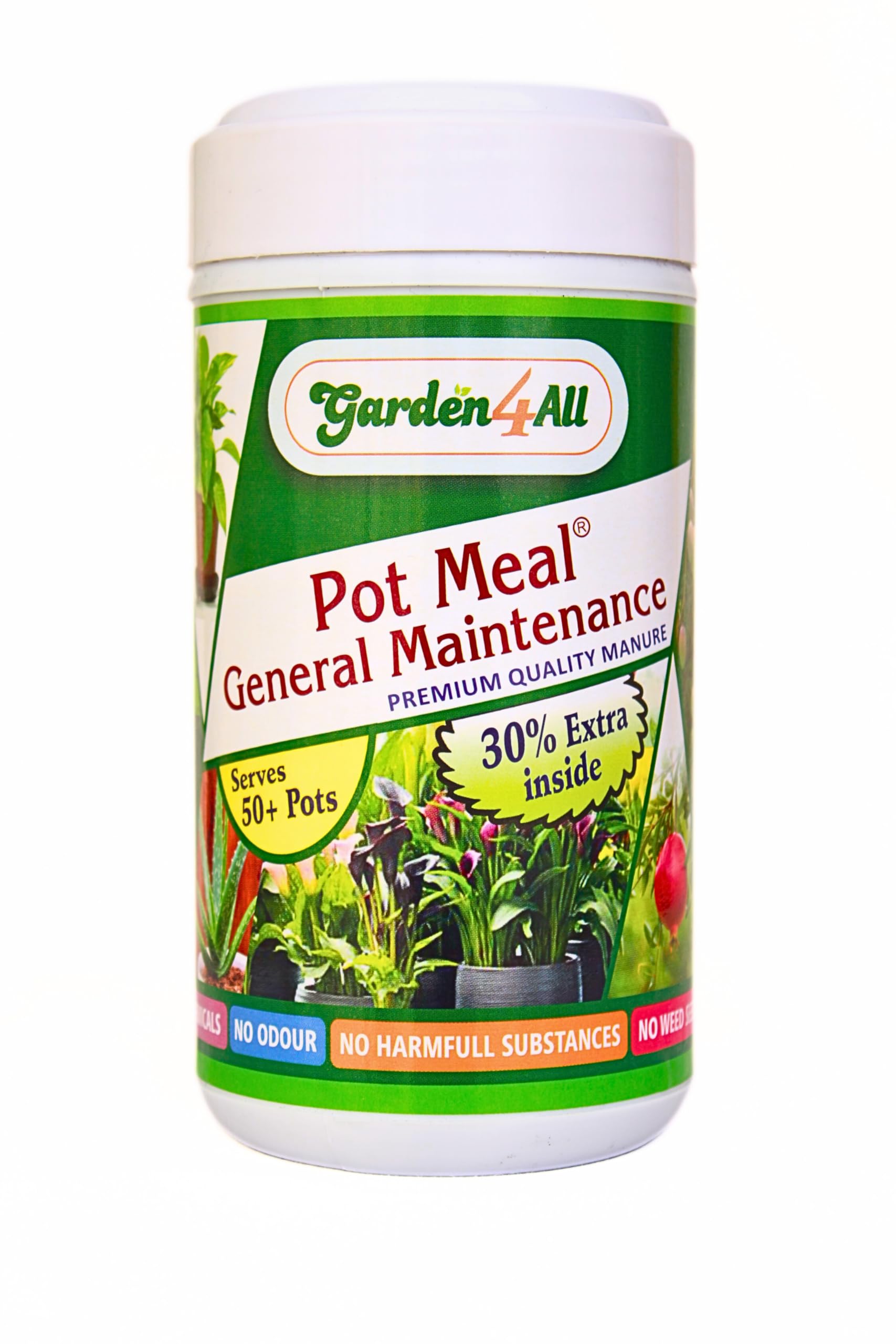 GARDEN4All POT MEAL - Best Organic fertilizer for plants (Serves 50+ pots), Plant food or Best growth booster for home garden Plants (250 g, Powder) (B0CS2TB6ZK) Amazon Price History, Amazon Price Tracker