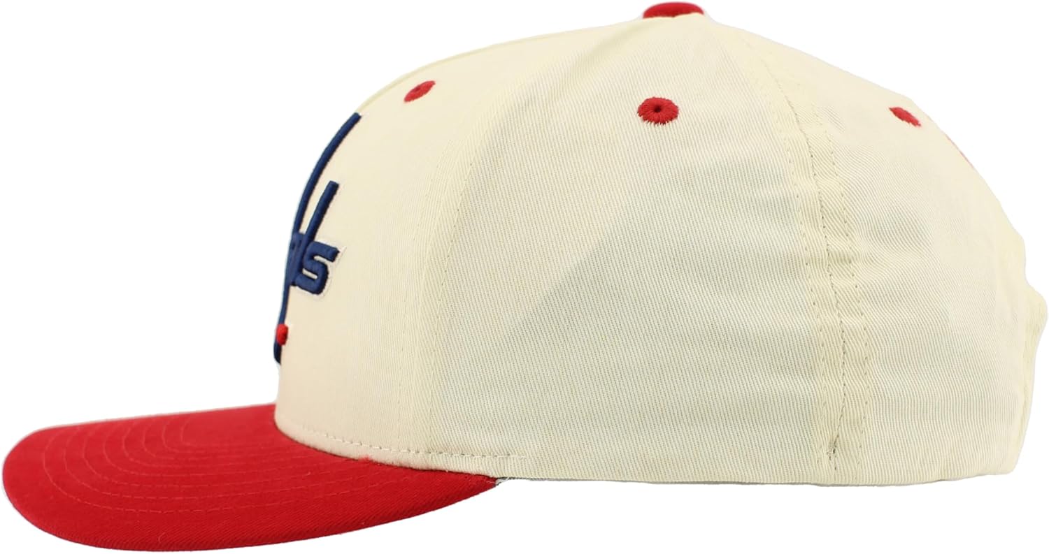 ZHATS NHL Unisex-Adult NHL Officially Licensed Adjustable Snapback Hat Marquee Ivory