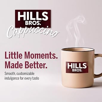 Hills Bros. Cappuccino Mix - White Chocolate Caramel, 16 oz