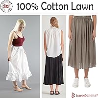 Vista 3 de Barcelonetta Tela de algodón para césped Tela de forro 100% algodón Delgado 58 pulgadas de ancho Costura, capa de sensación de aire