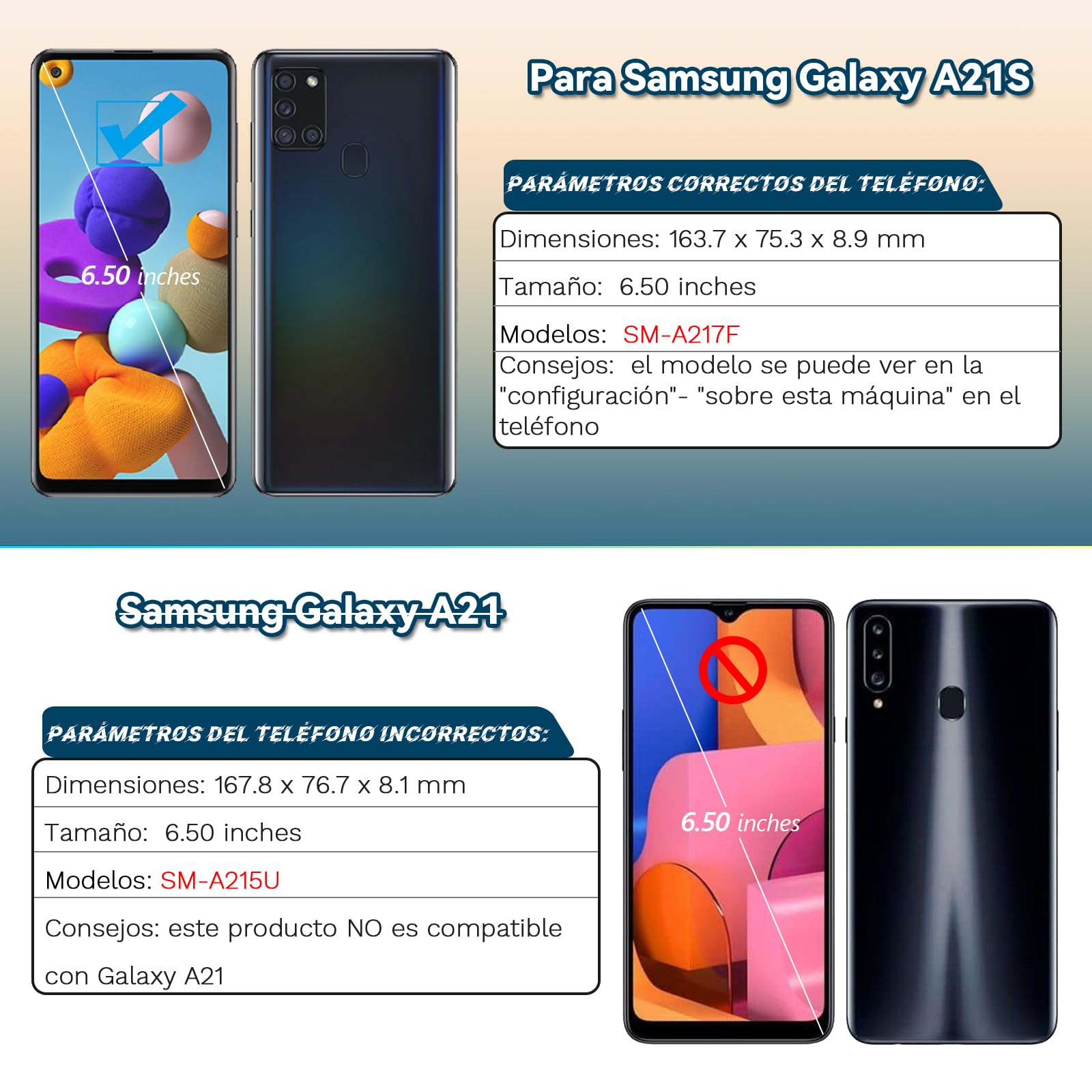 RongZy Pantalla para Samsung Galaxy A21S Táctil LCD de Repuesto Ensamblaje Digitalizador Reemplazo para Samsung Galaxy A21S A217 con Herramientas de Reparación(Negro)
