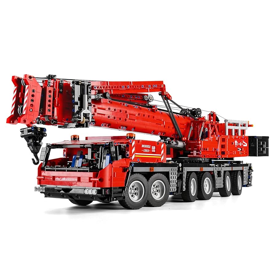 赤い トライアングクレーン　移動式クレーン　モバイルクレーン Sac1100s 100 トンオールテレインモバイルクレーン 全輪操舵付き