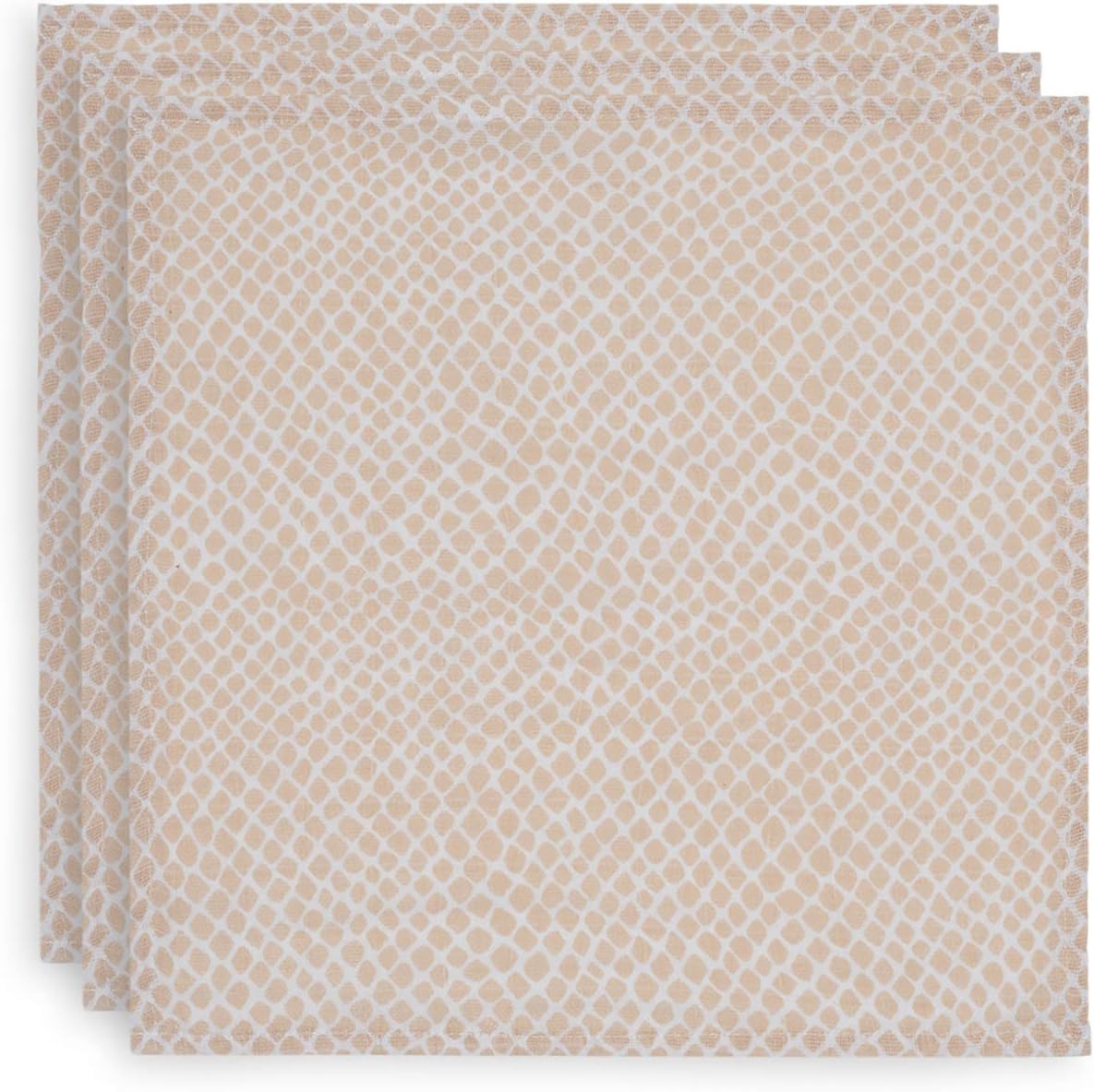 Jollein 537-848-65344 – Hydrophilic Facial Cloths for Babies, Pink Stick (Pack of 3)