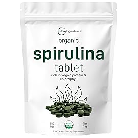 Spirulina (Blue Algae) and Chlorella Tablet (Organic)