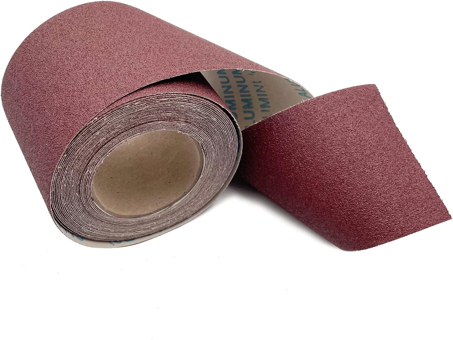 80 Grit Emery Cloth Roll, 4.5 Inch Wide 32.8 Ft Long (Equals 1/4 Sheet Sandpaper 71 Pcs) Abrasive Sandpaper Rolls for Metal Automotive Wood Furniture Sanding Paper Drum Palm Sander (80 Grit)