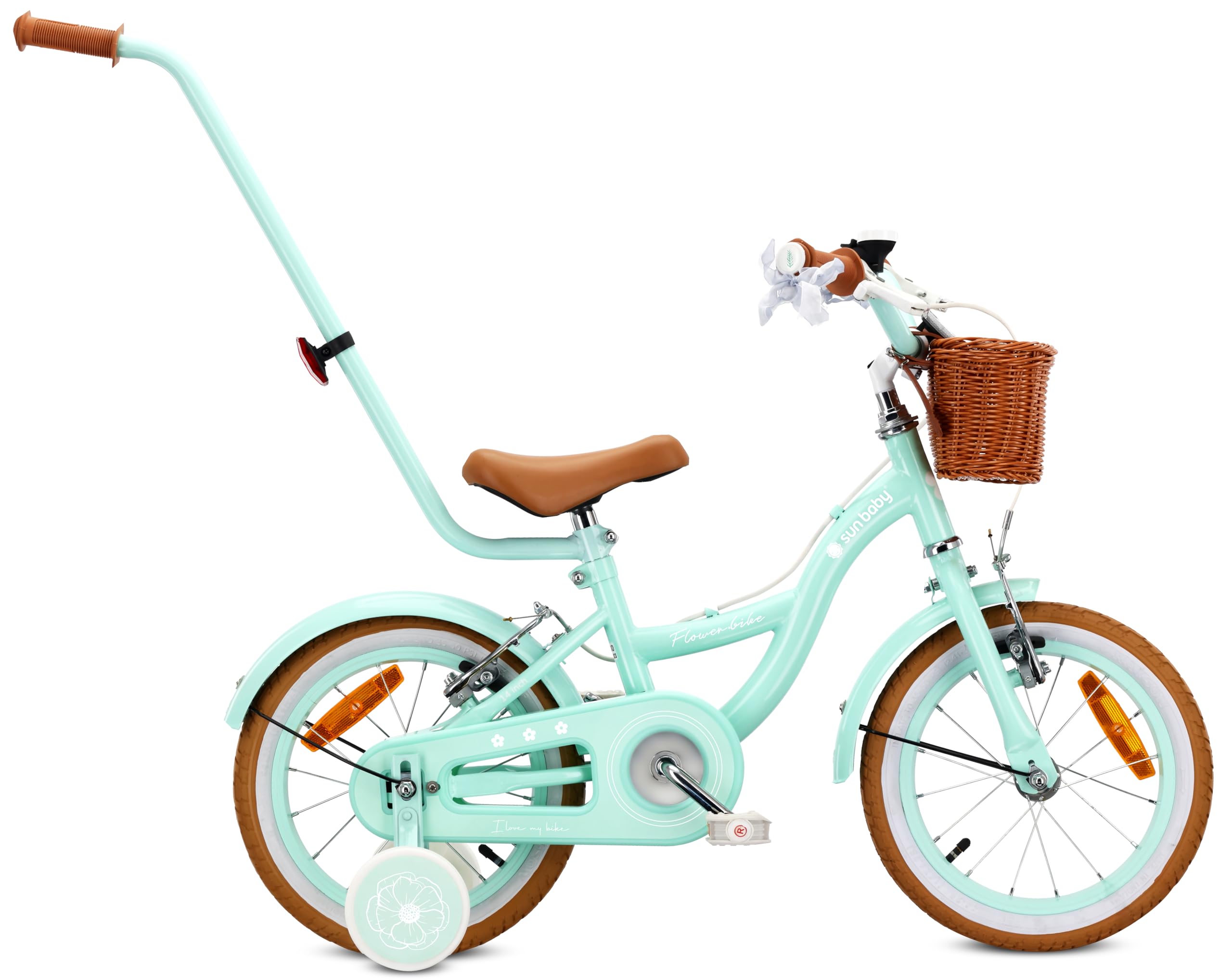 sun baby Flower Bike Retro Vélo Enfant 14/16 Pouces