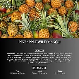 Lapew Pineapple Wild Mango Carpet Freshener Powder 16 oz | Powerful Odor Eliminator for Home | Upholstery Deodorizer | Carpet Deodorizer | Pet Urine | Cat Litter Box