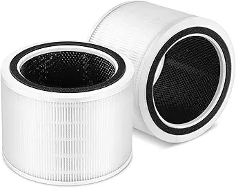 Cabiclean 2 Pack Core 200S Replacement Filter, Compatible with LEVOIT Core 200S Smart WiFi Air Purifier, 3 Stages Ture HEPA Filter, Compare Part# Core 200S-RF, Core 200S-P