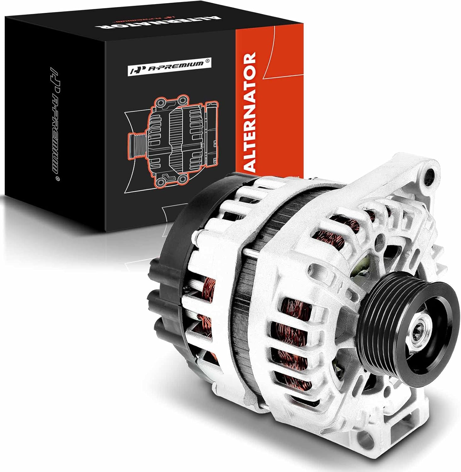 A-Premium 12V 150A Alternator with 6-Groove Pulley