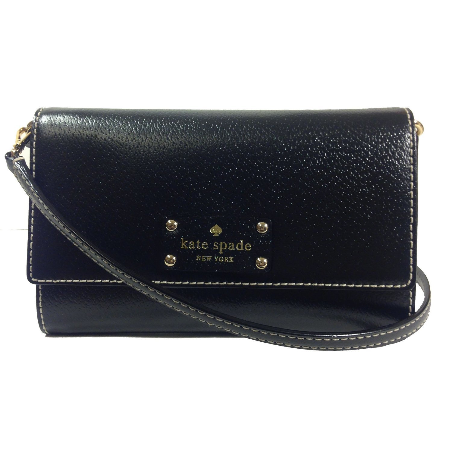 Kate Spade Wellesley Natalie Black Leather Cross-body Bag