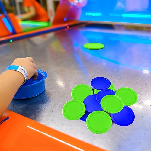 Miniatura 3 de Coopay 12 discos de hockey de aire para el hogar, discos de repuesto pesados de 2.5 pulgadas para mesas de juego, accesorios de equipo, 0.42oz