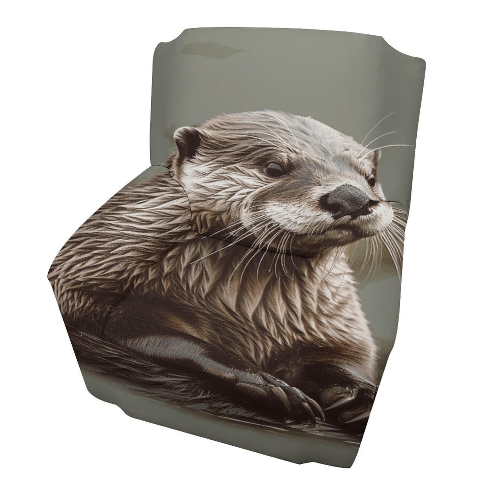 Fekiloot Style Otter Animal Couch Cover Sofa Cover Sofa Slipcover