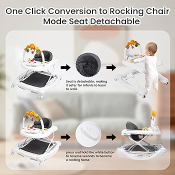 Amazon.com : Boyro Baby 5-in-1 Baby Walker, Baby Walkers for