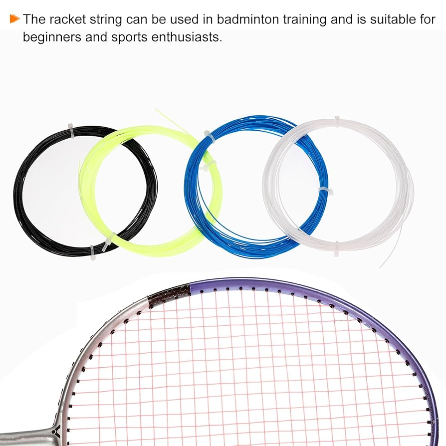 バドミントンガット10本セット Amazon | PATIKIL 10M バドミントンラケットストリング 10本
