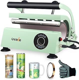 Giraffe Tumbler Mug Heat Press Machine, Mug Press Sublimation Machine for 30oz 20oz 11oz-15oz Coffee Mugs Tumbler Press Cup Press, DIY Sublimation Blanks Mug Tumbler Heat Press